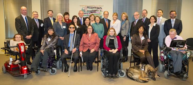 A group picture of the members of Disability Advocates